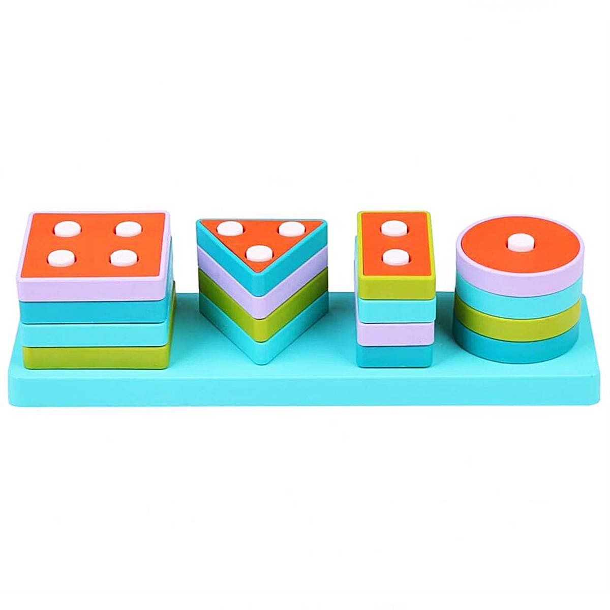 ​​​​​​​LC Ahşap Geometrik Şekiller Bul-Tak