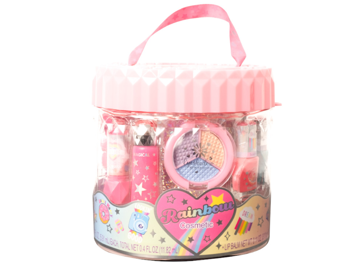 Hot Focus Kavanoz Çantalı Oje ve Makyaj Seti