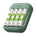 GP ReCyko B423 USB Pil Şarj Cihazı Seti -  4 Adet AA 2600mAh Yüksek Kapasiteli Şarjlı Pil Dahil