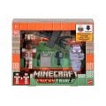 JKK15 HLB21 Minecraft 3lü Aksiyon Figür Seti 8 cm