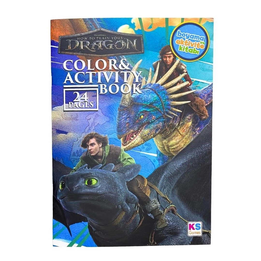 Ks Games Ejderhanı Nasıl Eğitirsin Boyama Ve Aktivite Kitabı