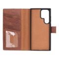 Magic Samsung Galaxy S23 Ultra Leather Detachable Wallet Case