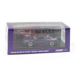 Inno 1/64 Nissan Skyline GT-R (R33) ''PANDEM ROCKET BUNNY'' Purple