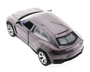 Çek Bırak Lamborghini Benzeri Simli Kahve Metal Araba