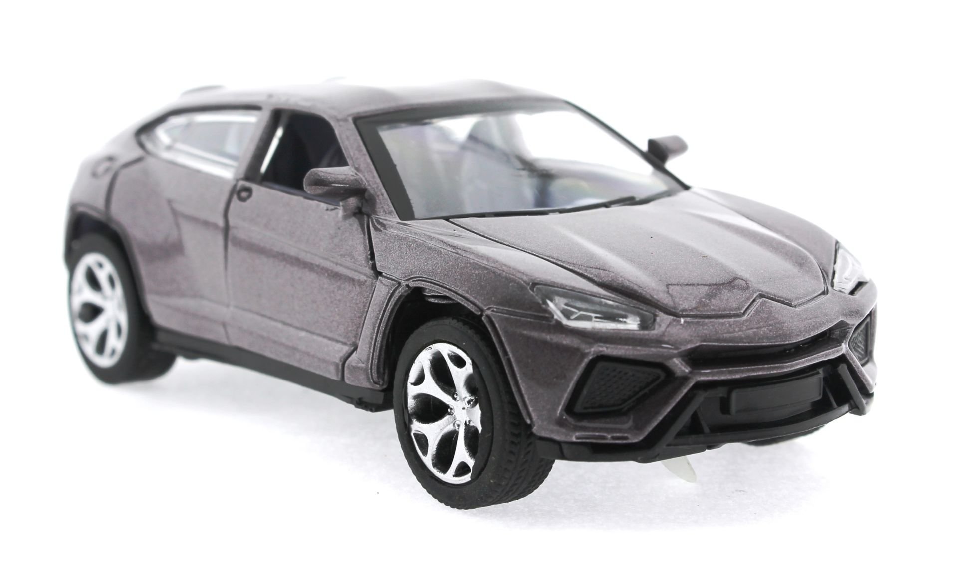 Çek Bırak Lamborghini Benzeri Simli Kahve Metal Araba