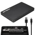 Hytech HY-HDC21 2.5'' USB 2.0 SATA Harici Hard Disk Kutusu Siyah