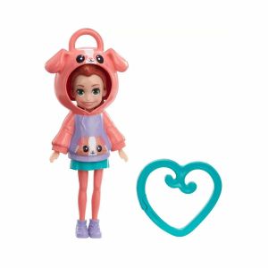 HKV98 Polly Pocket Kapüşonlu Bebekler -1 adet stokta olan gönderilir