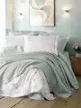 Cotton Box Vivid Çift Kişilik Pikeli Nevresim Takımı Minty Mint