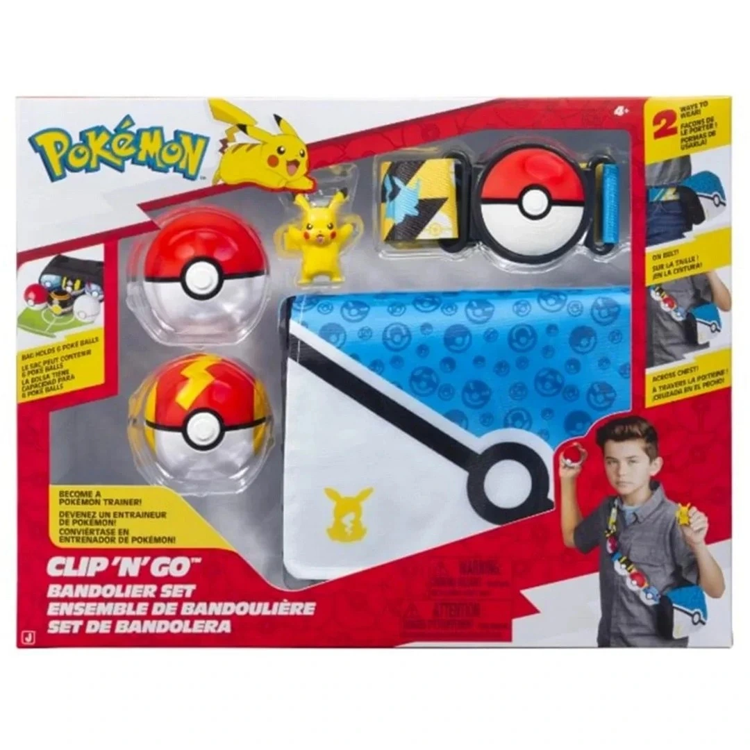 Pokemon Clip 'N' Go Bandolier Büyük Set Asorti