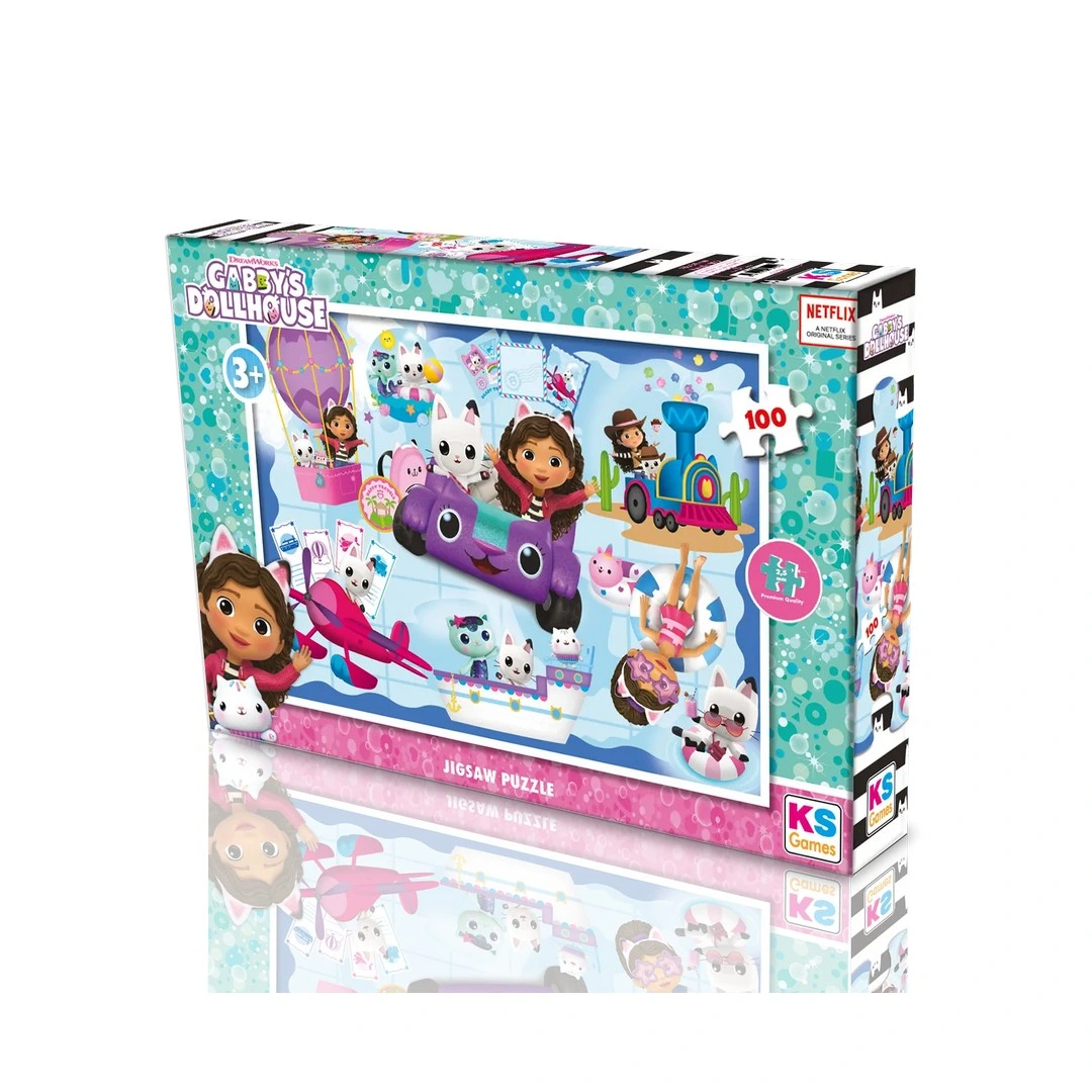 KS Games Gabby's Dollhouse Puzzle 100 Parça - GB.714