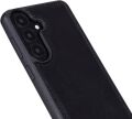 Samsung Galaxy S26 Uyumlu Manyetik Hakiki Deri Cüzdan Kılıf ,Cüzdan Taşımaya Son, Kredi Kart Yuvalı, RFID Güvenlik