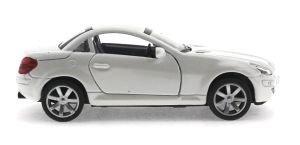 Çek Bırak Mercedes Benzeri Beyaz Metal Araba