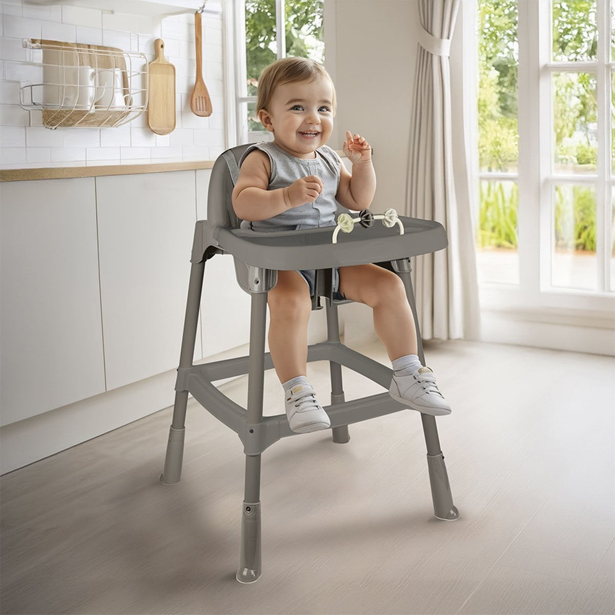 7566 MAMA SANDALYESİ OYUNCAKLI - STONE GRİ