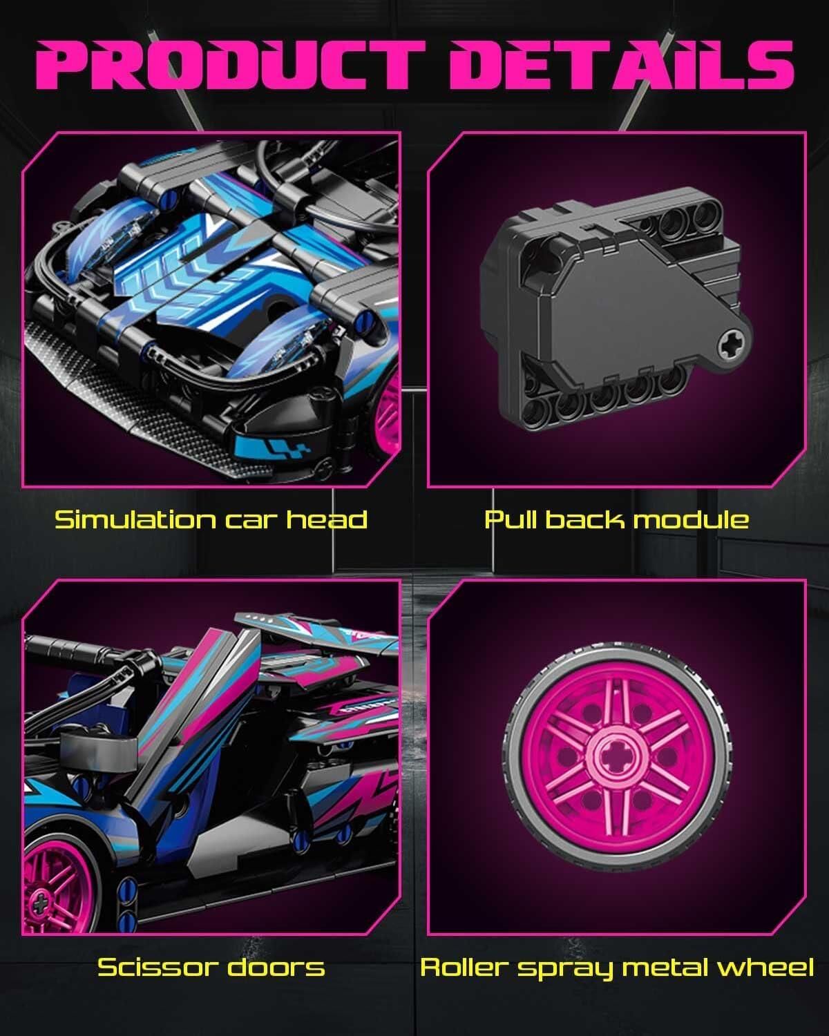 9055-6  TOYSE TOYS BRİCKS SPEED MAVİ CYBER-EKN