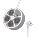 Vea VE-G604YU 4'lü 2 USB’li Anahtarlı 1.5 Metre Grup Priz
