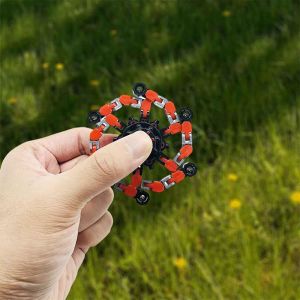 Fidget Spinners Dönüştürülebilir Zincir Çark Robot Oyuncak -1 adet stokta olan gönderilir