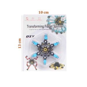 Fidget Spinners Dönüştürülebilir Zincir Çark Robot Oyuncak -1 adet stokta olan gönderilir