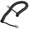 Telefon Spiral Kablo Siyah 4P/4C