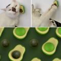 Avokado Model Yapışkanlı Kedi Oyuncağı Yenilebilir Kedi Nanesi Otu
