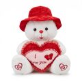 PL50180 60 CM ŞAPKALI AYI PELUŞ OYUNCAK