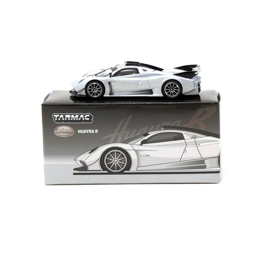 Tarmac Works 1/64 Pagani Huayra R Satin Silver - T64G-TL035-SL