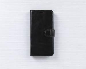 Samsung Galaxy S21 FE Uyumlu Deri Cüzdanlı Kılıf RST1 Siyah