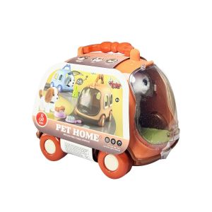 JND-6802 Taşıma Araba Çantalı Hareketli Pilli Köpek Set - Stokta Olan Renk Gönderilir