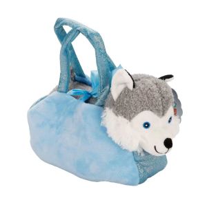 4775 Peluş Kedi Köpek Taşıma Çantalı 20 cm - Stokta Olan Model ve Renk Gönderiliir