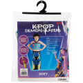 K-Pop Demon Hunters Klasik Zoey Kostüm Seti 9-10 Yaş M