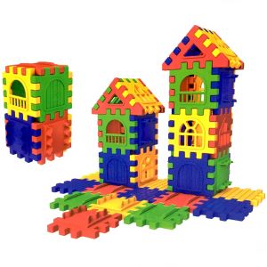 Puzzle City 3D Yapı ve Tasarım Blokları 64 Parça - 03702
