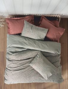Cotton Box Tek Kişilik Petite Nevresim Takımı Mote Kiremit