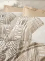 Cotton Box Ethnic Amara Karamel Çift Kişilik Nevresim Takımı