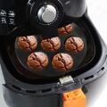 7 Gözlü Silikon Çok Amaçlı Airfryer Muffin Cupcake Kek ve Çörek Pişirme Kalıbı