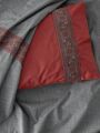 Cotton Box Folk Art Çift Kişilik Nevresim Takımı Felina Bordo