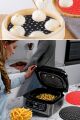 Renkli Isıya Dayanıklı Yıkanılabilir Silikon Fırın Ve Airfryer Yuvarlak Pişirme Matı 20 Cm
