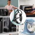 6'lı Pratik Kablo Toparlayıcı Yapışkanlı Klips Mutfak Air Fryer Kettle Kahve Tost Makinası