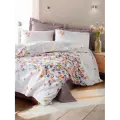 Cotton Box Modeline Ranforce Tek Kişilik Nevresim Takımı Flurry Lila