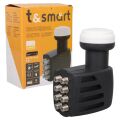 T&Smart 0.8dB Ultra HD 4K Universal Sekizli Lnb