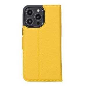 Apple iPhone 14 Pro Max Uyumlu Deri Cüzdanlı Kılıf MWWN FL12