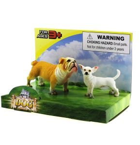 Buldog ve Şivava (Chihuahua) Model Hayvan Köpek