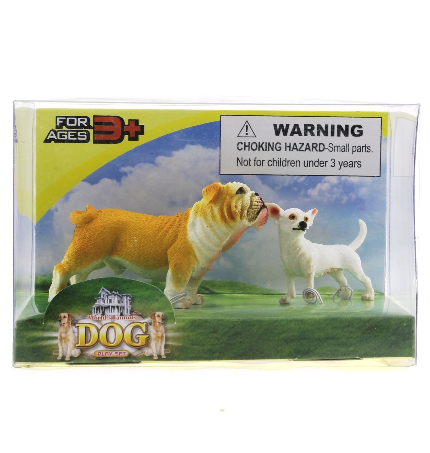 Buldog ve Şivava (Chihuahua) Model Hayvan Köpek