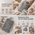 Sunup SN-29909 Peluş Kılıflı Yumuşak Dokulu 30 Cm 2000 Ml Kapasiteli Sıcak Su Torbası