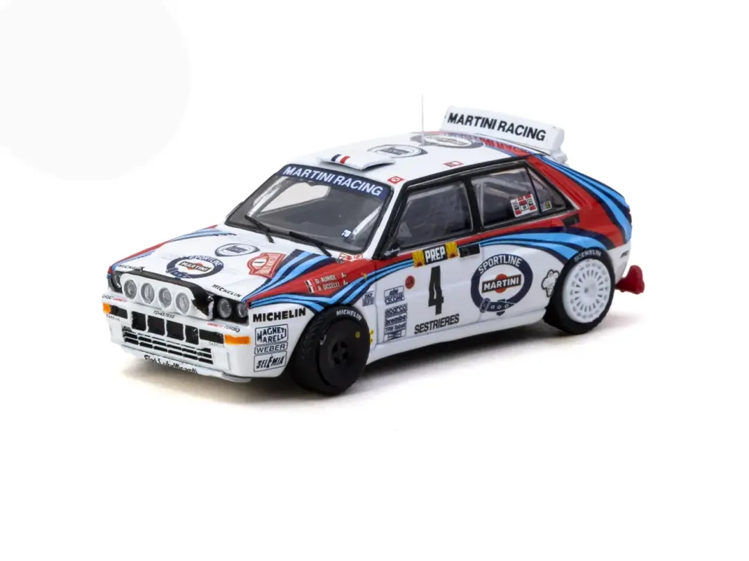 Tarmac Works 1/64 Lancia Delta HF Integrale Monte Carlo Rally 1992 #04 Winner Didier Auriol / Bernard Occelli