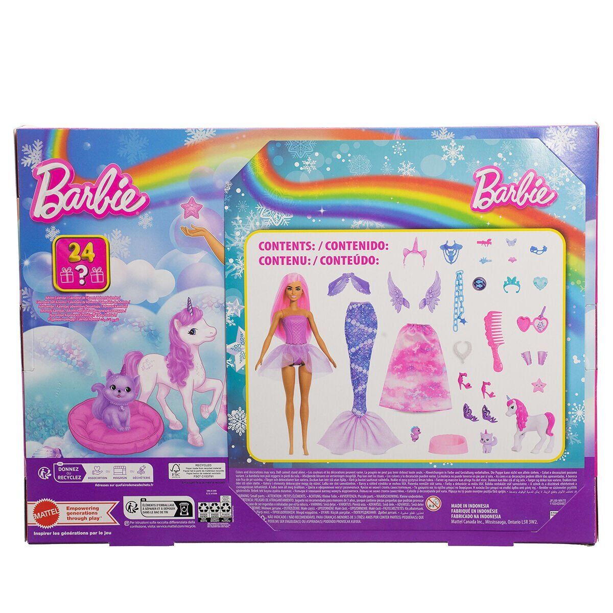 JFL66 Barbie Advent Calendar Özel Seti