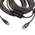 Powermaster PM-29486 Şeffaf Chipset 10 Metre Usb 2.0 Yazıcı Kablosu