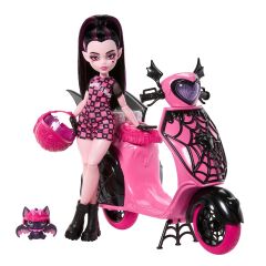 JDR61 Monster High Vamptastic Scooter Draculaura