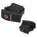 PowerMaster ﻿Sintine Pompa Sembollü Işıklı 3 Pinli On-Off 12-24V Marin Switch