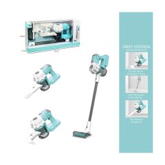 LS8803Q Vardem Dikey Elektrik Süpürgesi Ekranlı Kutu Yeşil-Gri 3 in1