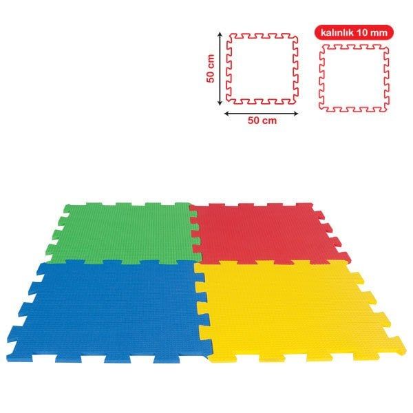 05-343 Eva Mat 50x50 10mm - Sarı, yeşil, mavi, kırmızı  renk den stokta olan renk gönderilir