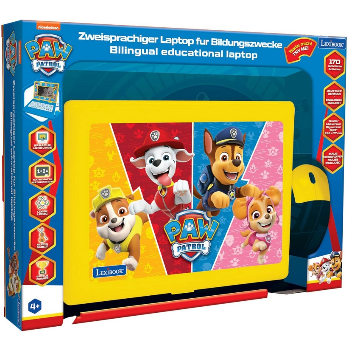 Eğitici Laptop Paw Patrol 170 Fonksiyon - S01010834